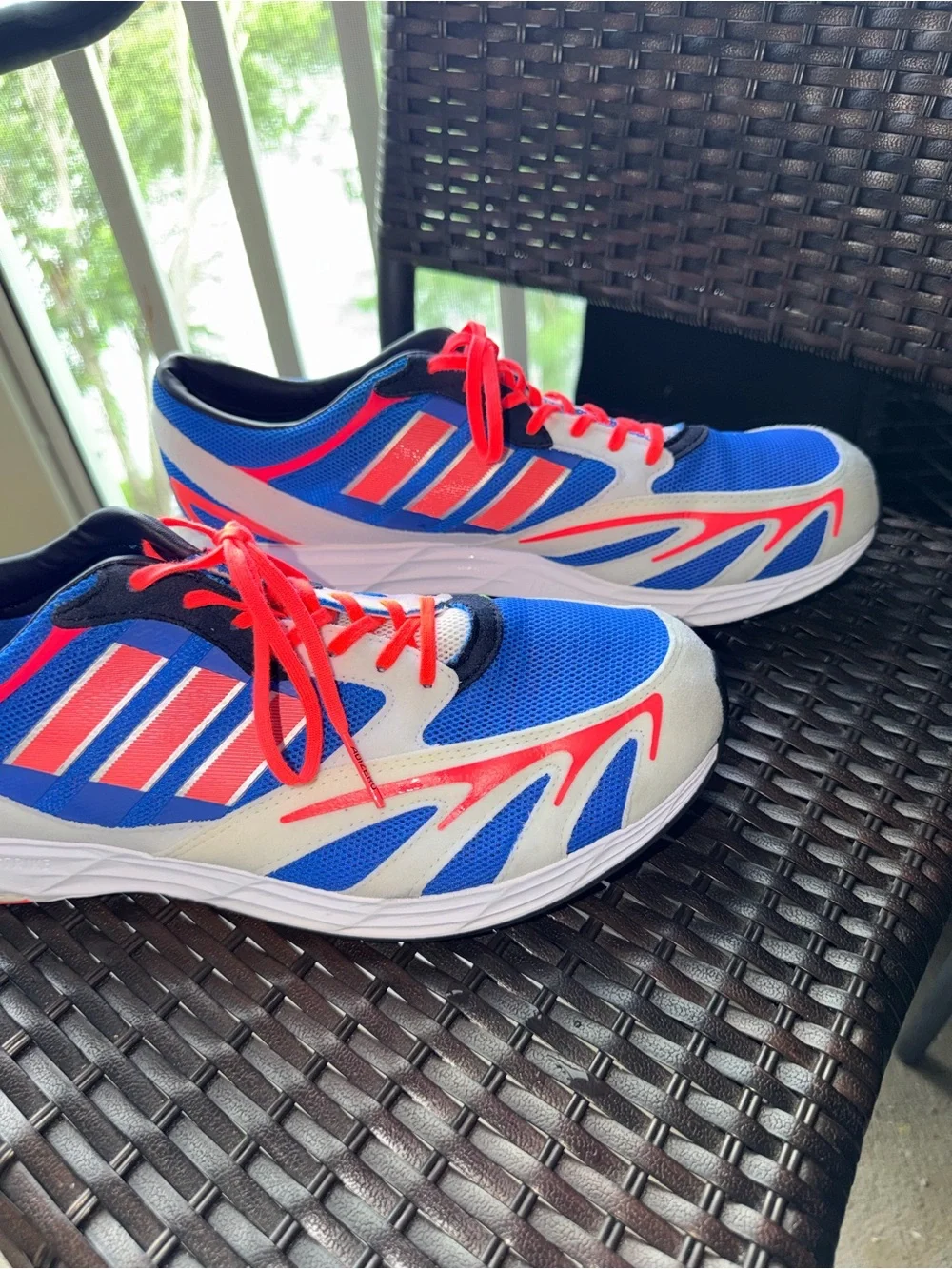 Adidas Adizero Running‎ Shoes Blue Orange Men’s Size 12